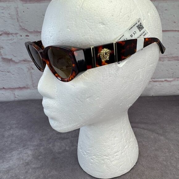 Versace Polarized VE4454 Havana Medusa Sunglasses NEW - Picture 2 of 9